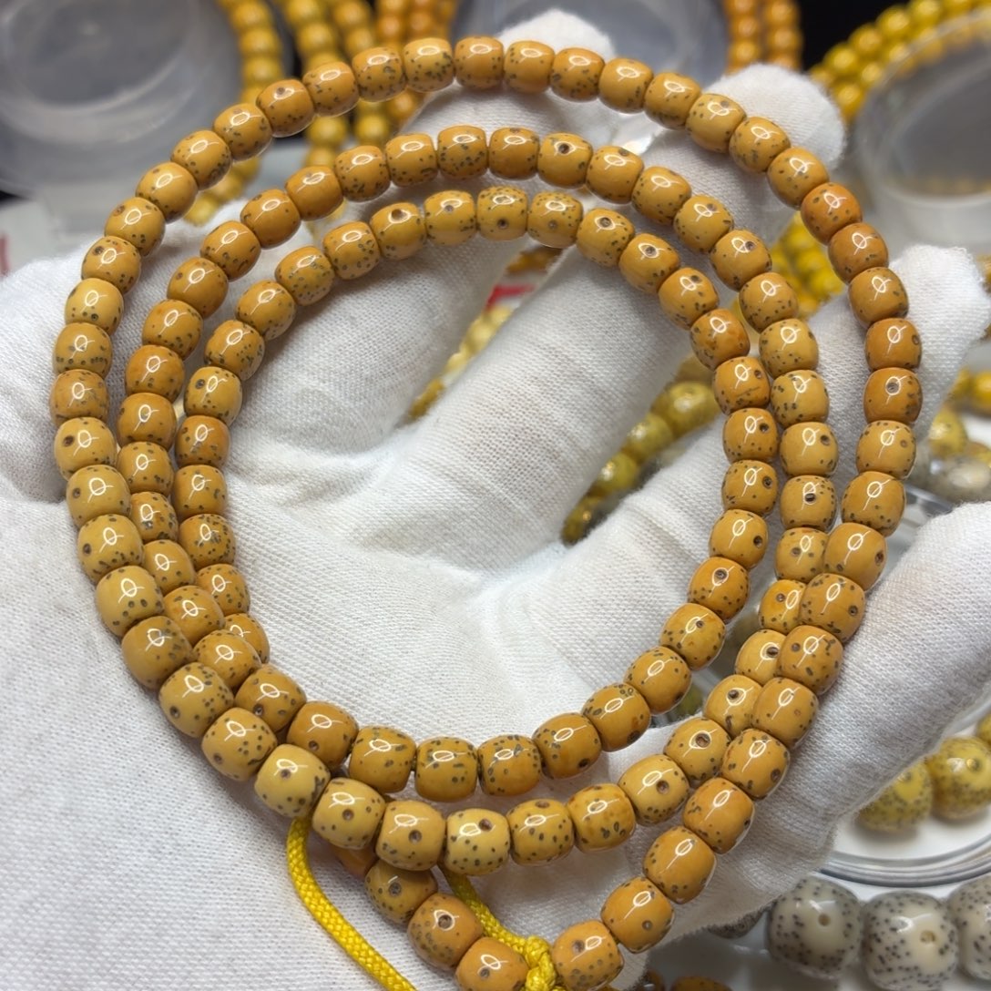 星月菩提吊坠6鼓珠月大留白108