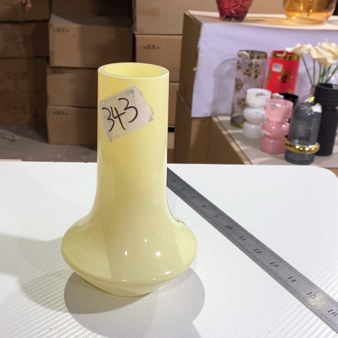 玻璃343高19口5玻璃花瓶嘎嘎好看玻璃花瓶