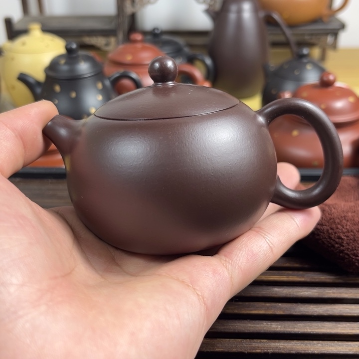 紫砂茶壶原矿紫砂半手工制作