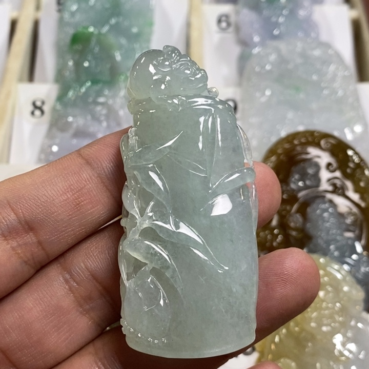 颈饰未镶嵌翡翠o****天竹节