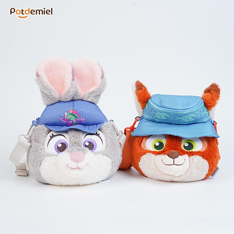 【疯狂动物城2】迪士尼疯狂动物城2朱迪尼克惬意斜挎包