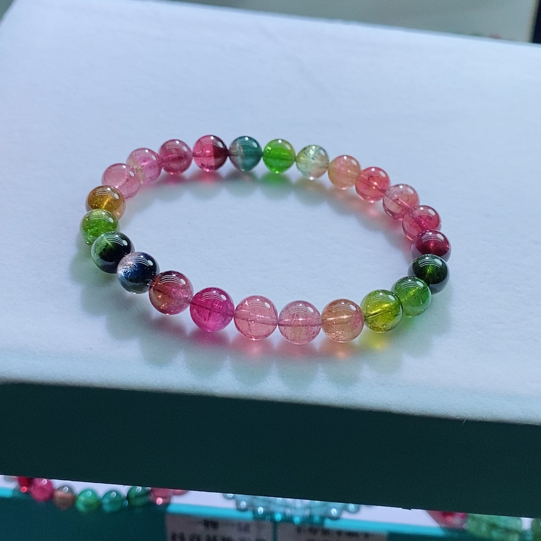 手链未镶嵌碧玺8.2mm左右