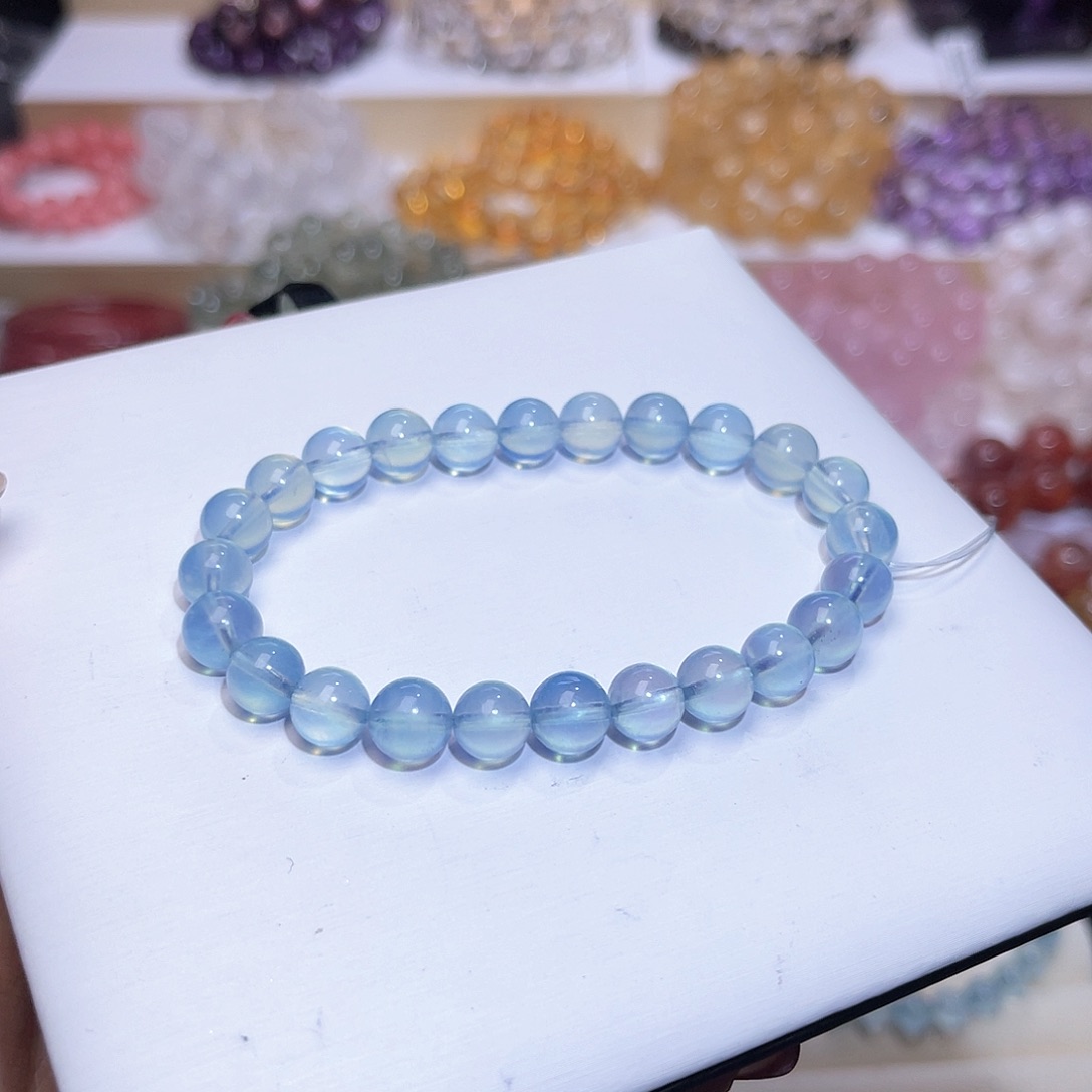 水晶手串未镶嵌猪****y天然水晶8.4mm