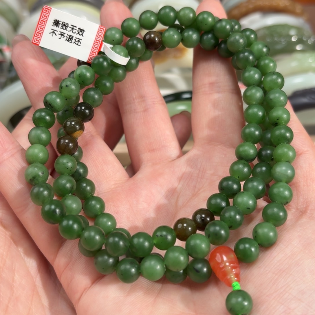 和田玉珠子8未镶嵌