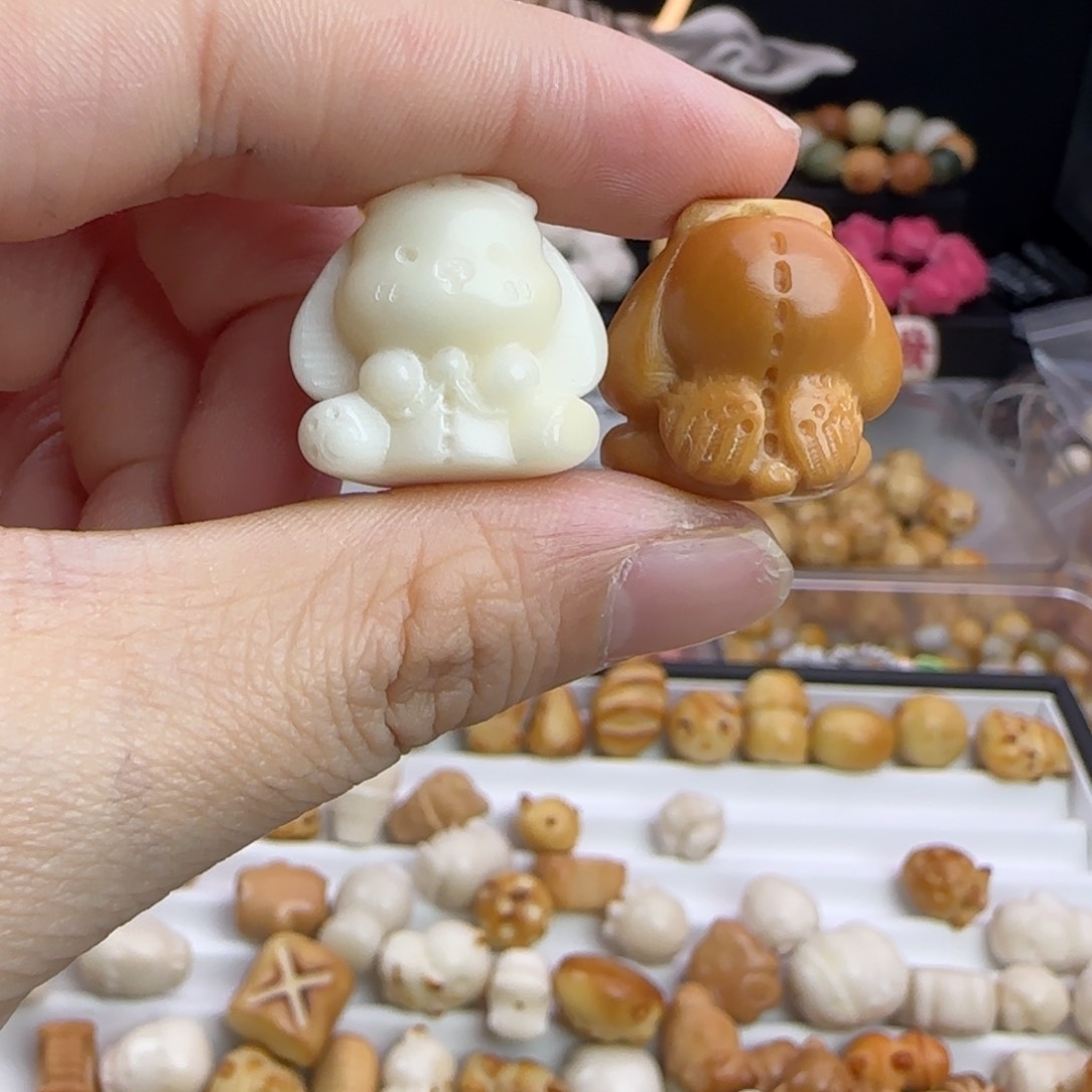 菩提根/象牙果吊坠全品牙果卡20布偶狗10颗（颜色备注）