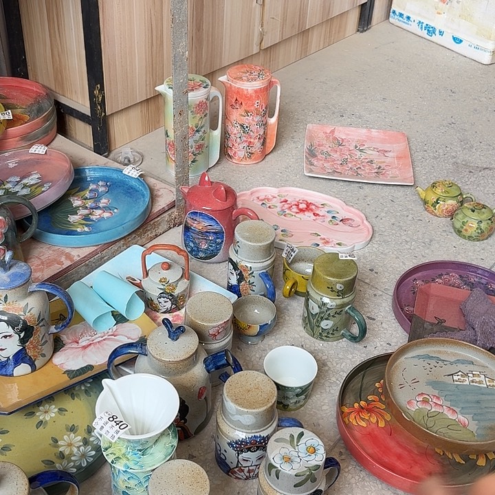 杯景德镇釉下五彩手绘微瑕