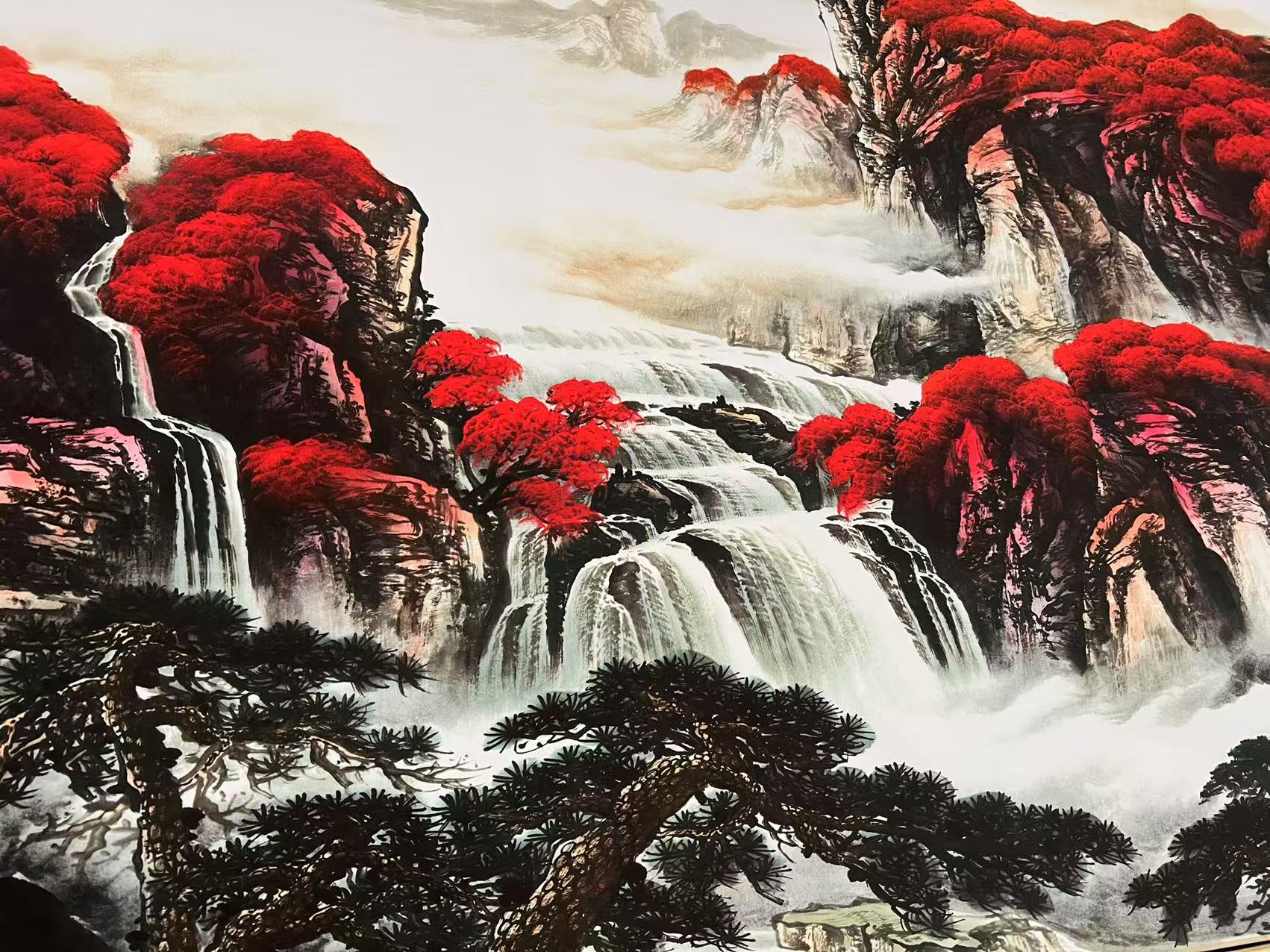 大横幅-《鸿运当头》【精品复仿】高清艺术微喷复刻画
