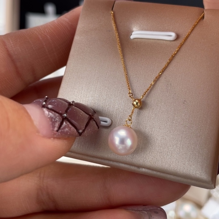 海水珍珠颈饰18K金镶嵌