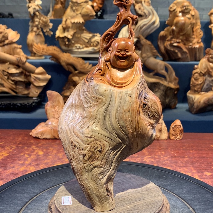 柏木（崖柏）根雕摆件