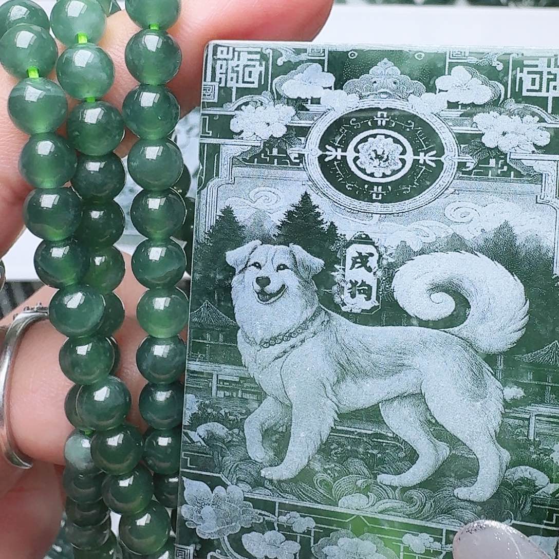 翡翠未镶嵌颈饰111