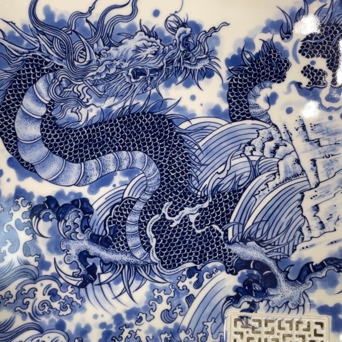 胡***喝景德镇陶瓷手工手绘