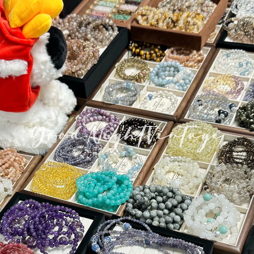 天然水晶手串【古奈奈Vintage】原创小众设计款