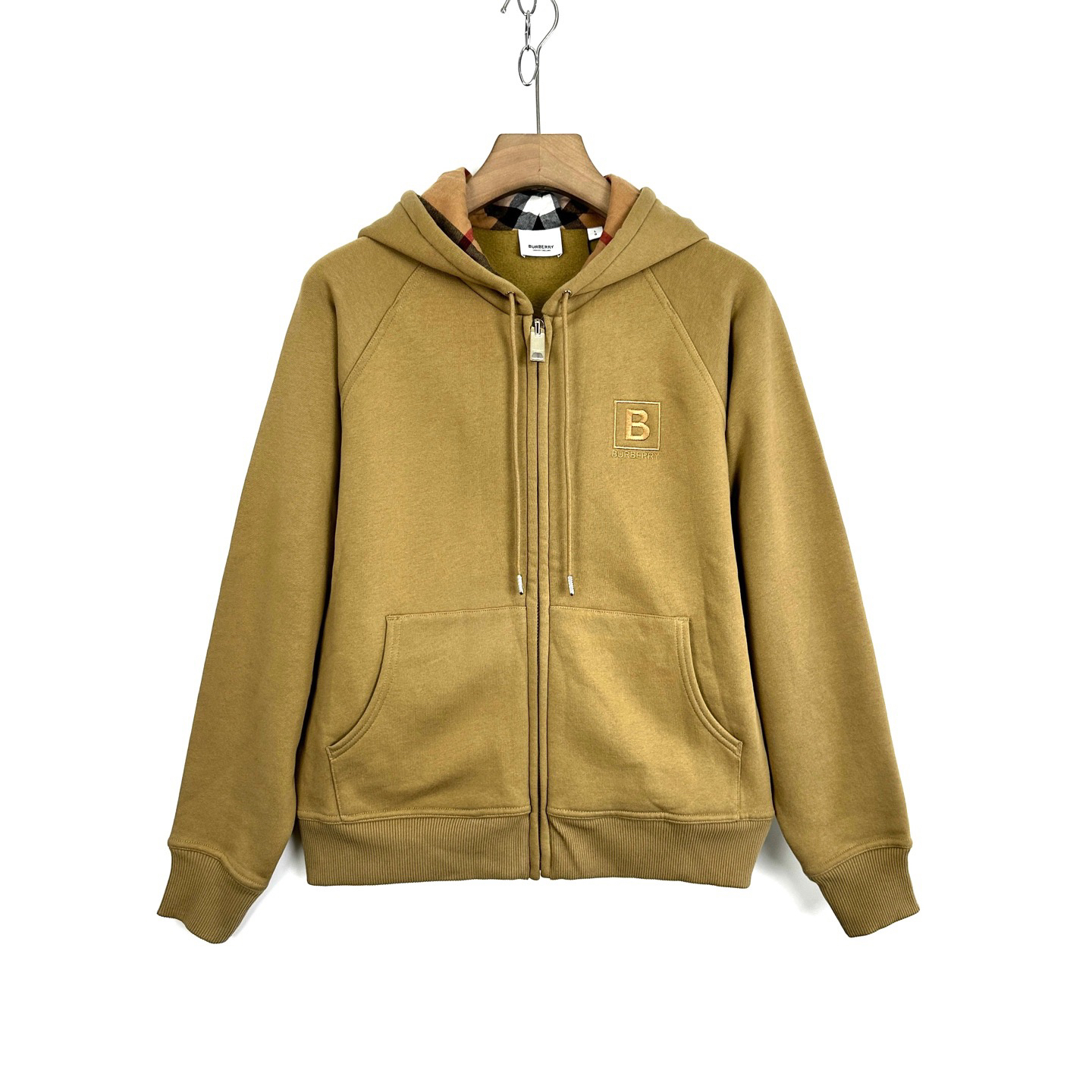 未使用 BURBERRY/博柏利 L码/刺绣徽标卫衣/全新带吊/编码07934