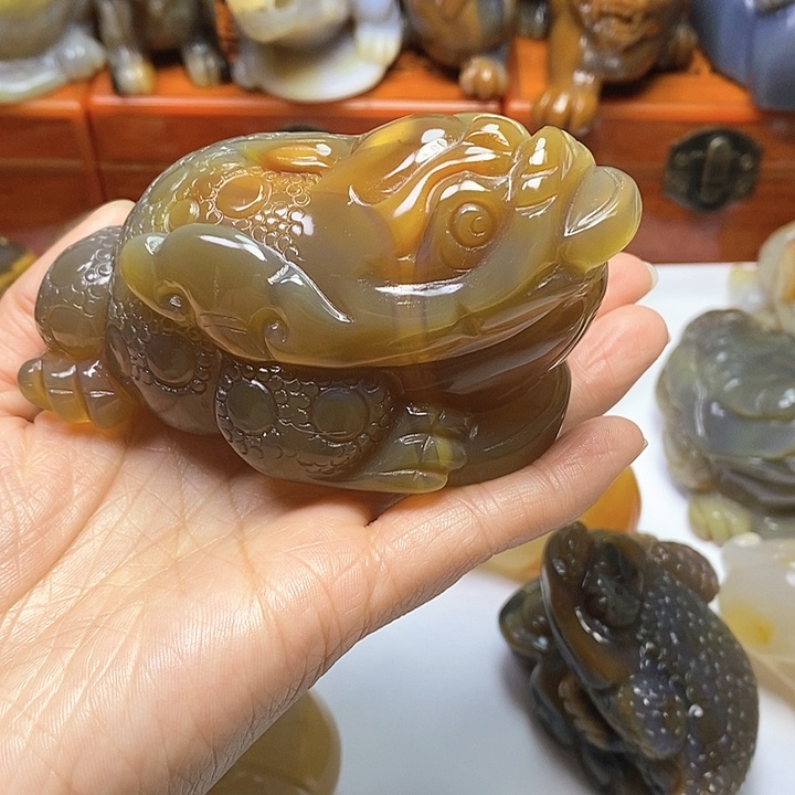 玛瑙/玉髓手把未镶嵌十*男