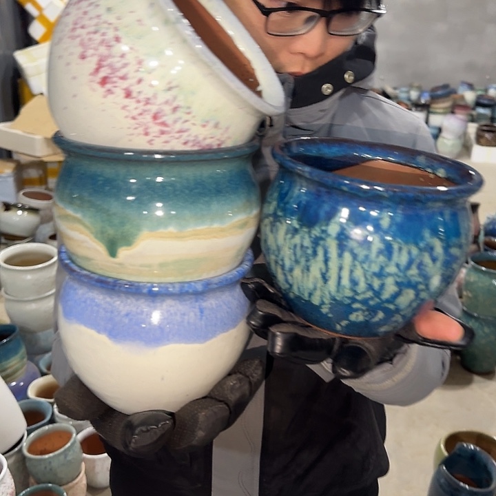 高度13口15啦啦花盆