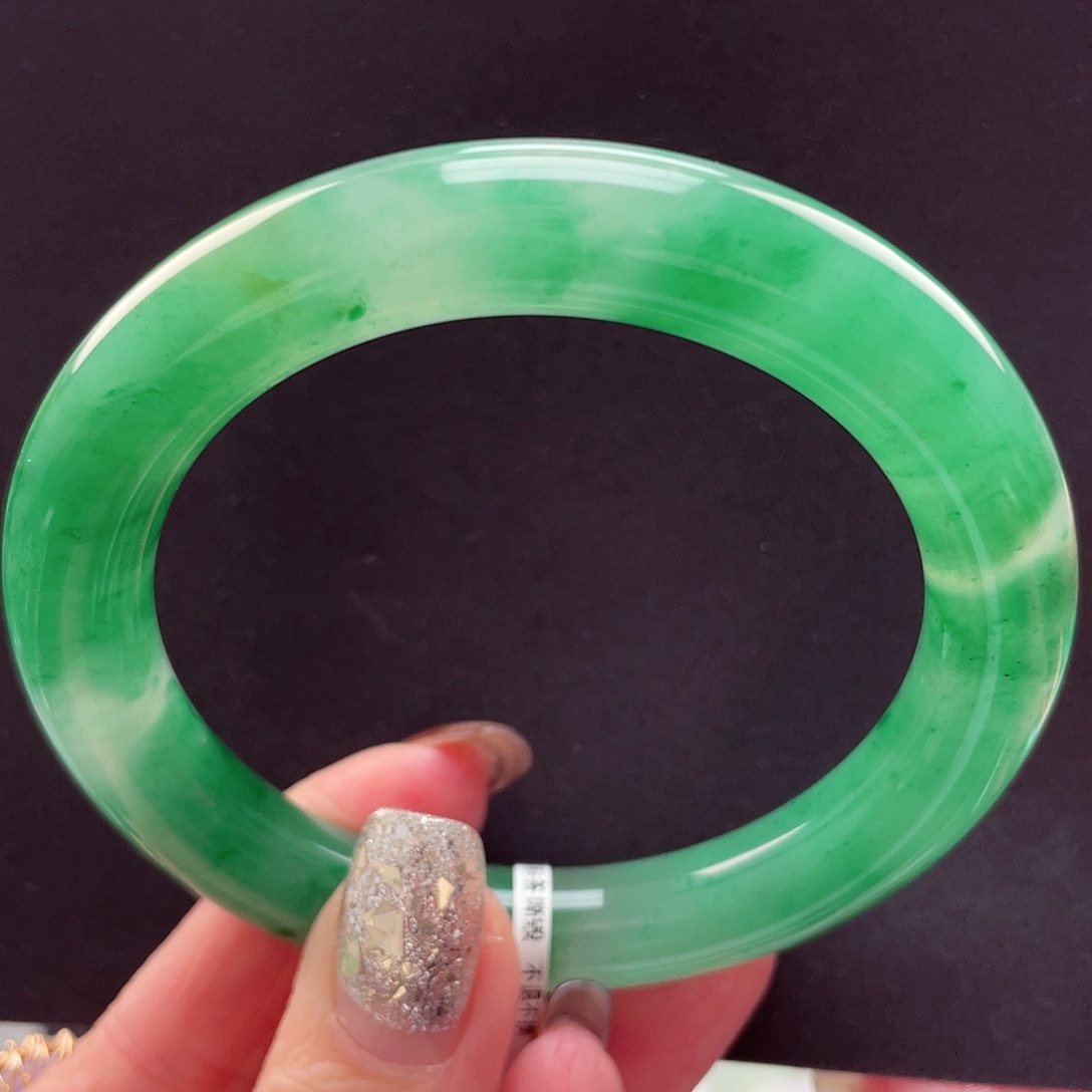 石英质玉未镶嵌手镯57-58