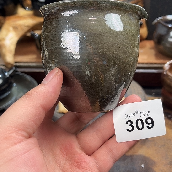 沁庐柴窑古法柴烧全手工茶具