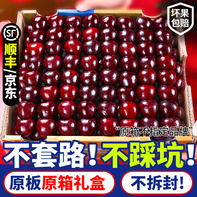 【原箱5斤礼盒】智利进口车厘子空运桑提娜J-5J新鲜水果内附果径卡