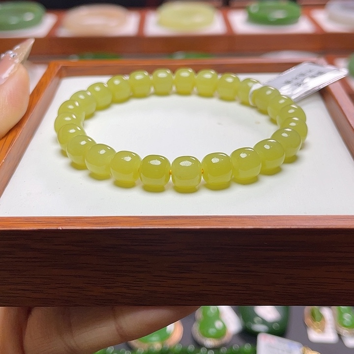 和田玉手串未镶嵌