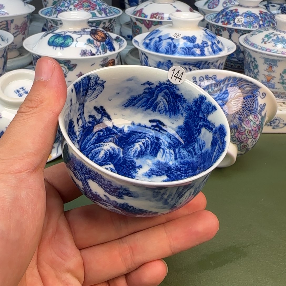 彦祖纯手工手绘手绘茶具144