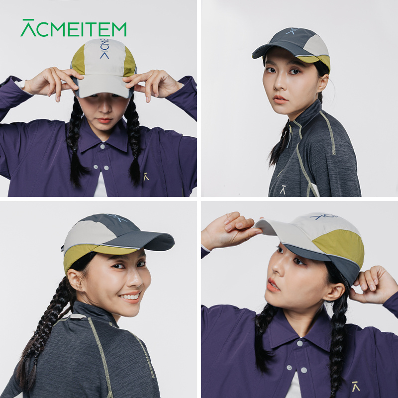 ACMEITEM爱棵米 城市户外运动撞色鸭舌帽可调节骑行帽子男女