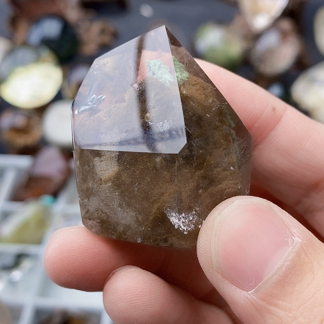 水晶天然水晶透亮光泽未镶嵌下***鸟