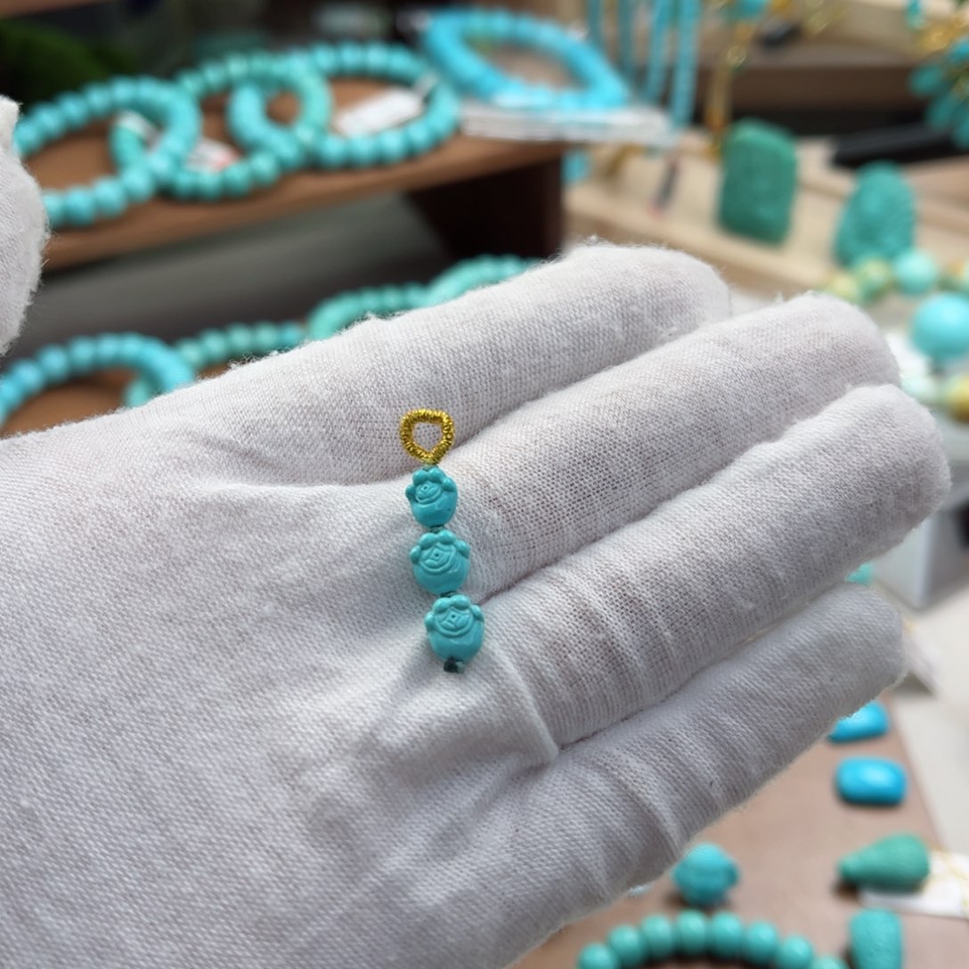 绿松石未镶嵌配饰