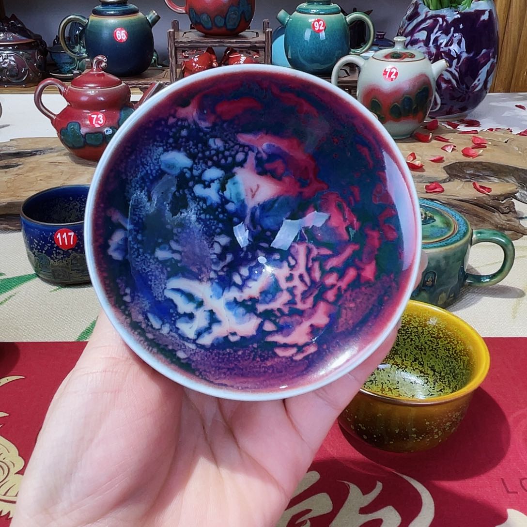 壶禹州钧瓷艺术作品