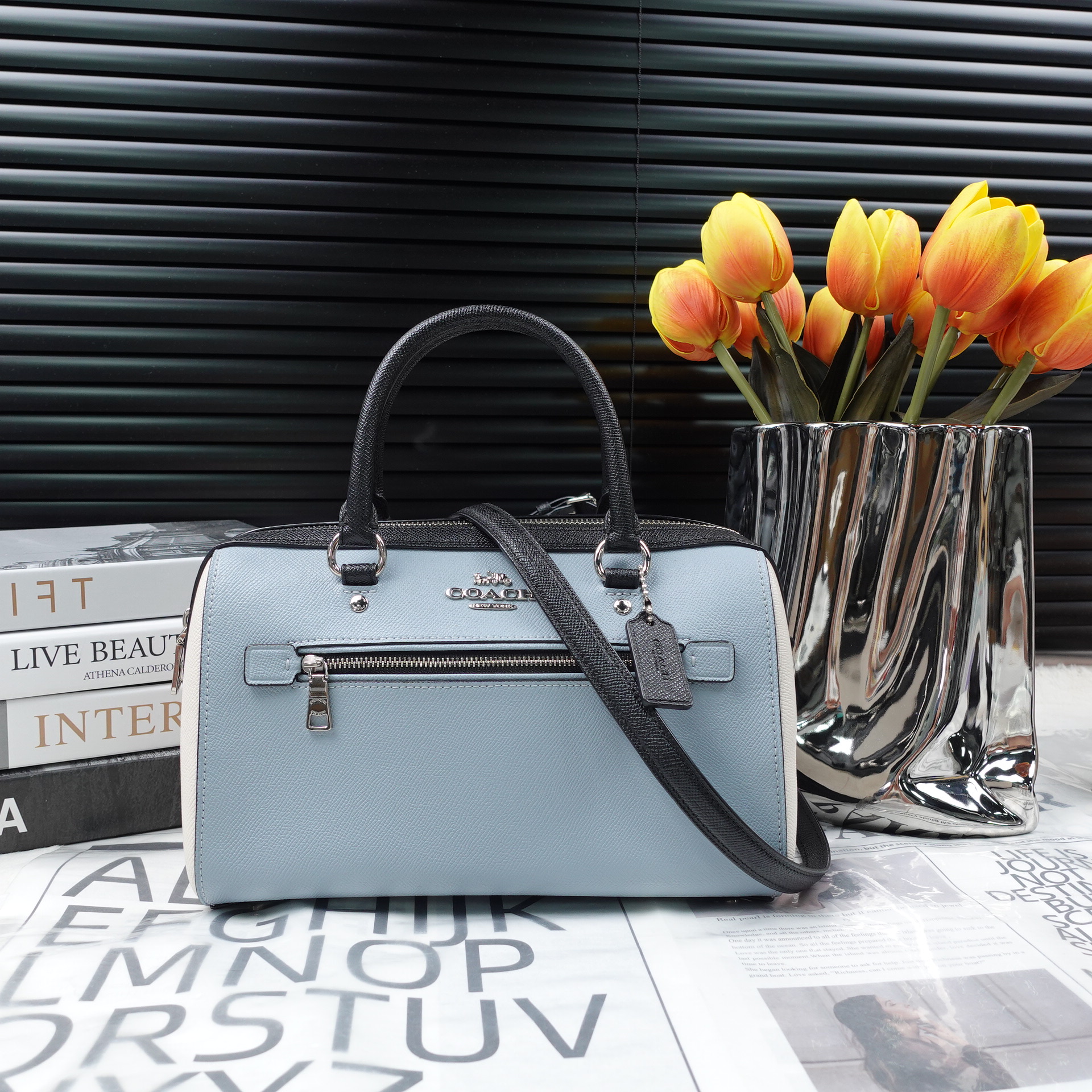 95新 COACH/蔻驰 单肩包/T10224252