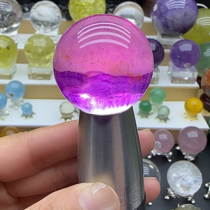 未镶嵌珠宝半成品水晶36.5mm