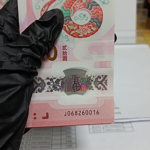 塑料蛇钞号码如图068260016