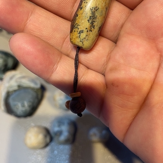 迦***店和田玉未镶嵌挂件