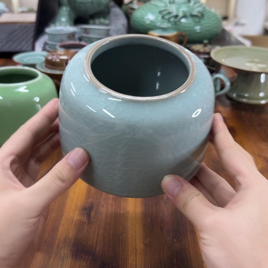 龙泉青瓷茶器微瑕8307