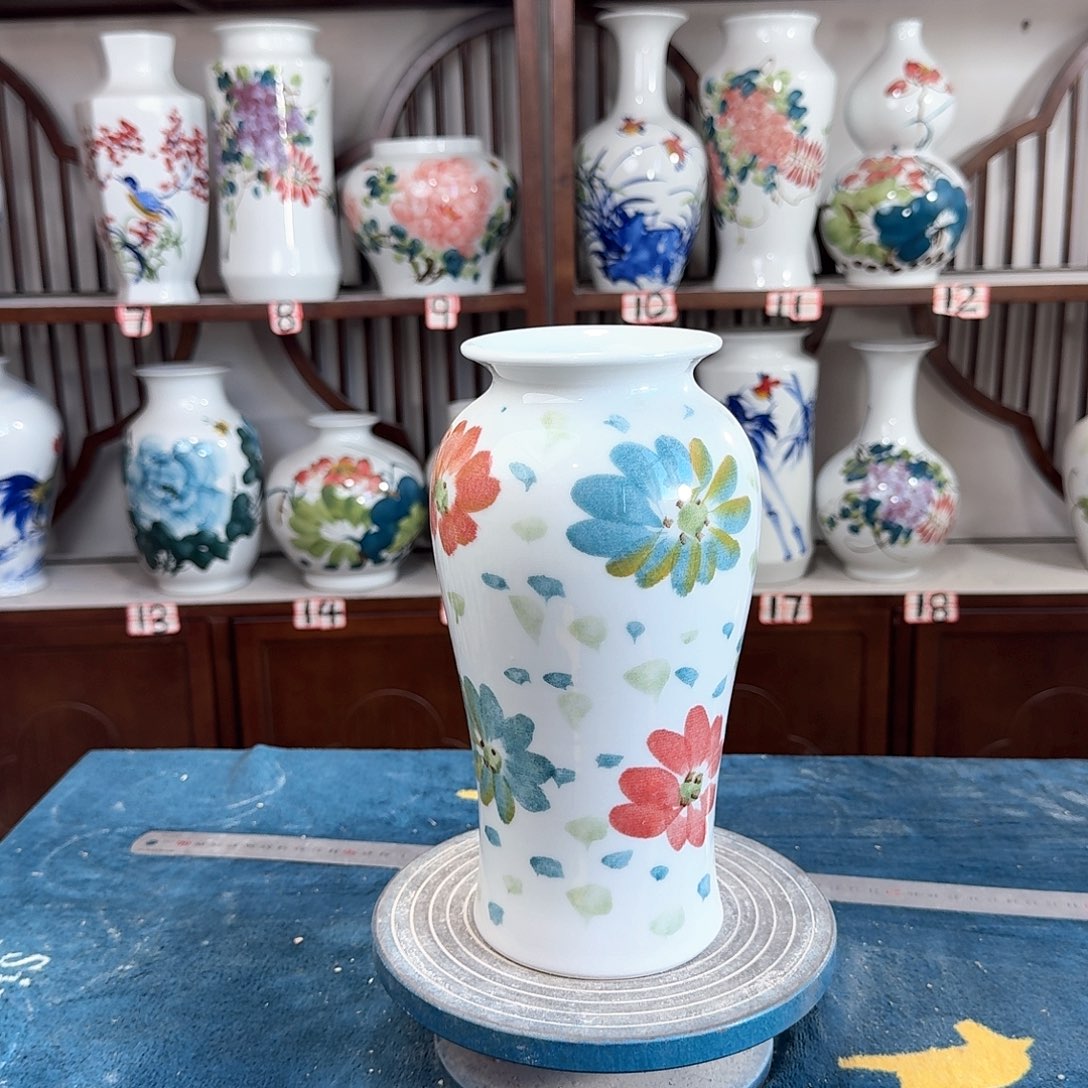 摆件景德镇陶瓷满花