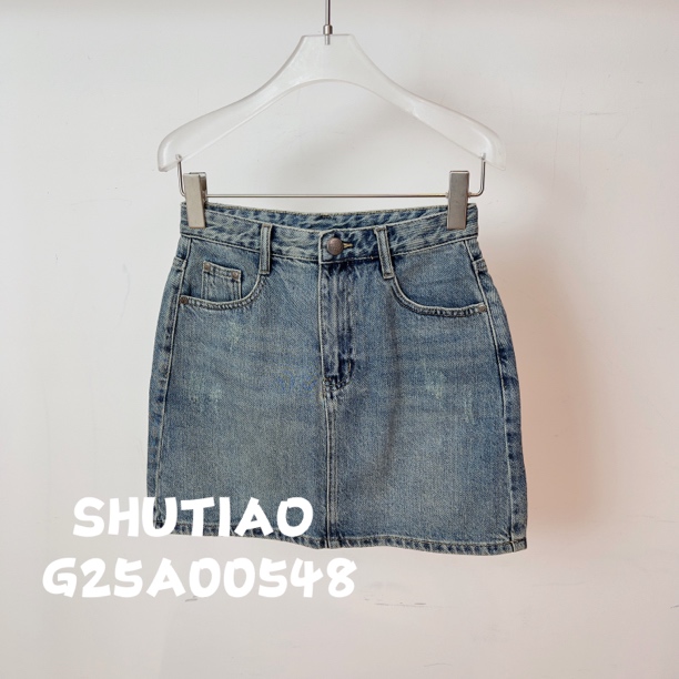 【SHUTIAO】2024秋冬：新款小众设计款短裙G25A00548