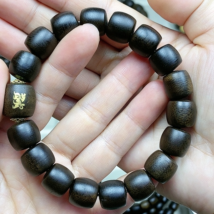 手串沉香日*明越南芽庄白奇楠沉水料