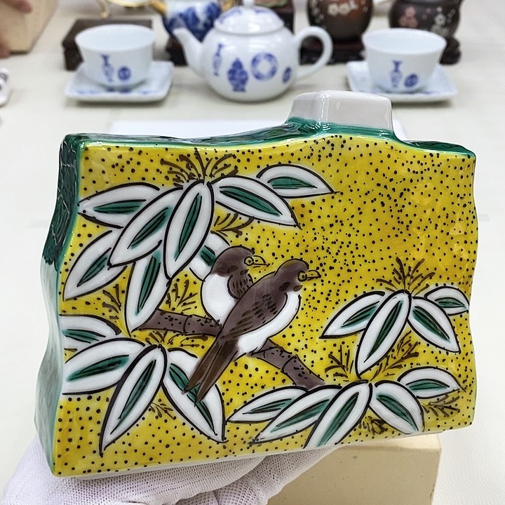 摆件九谷正品保真