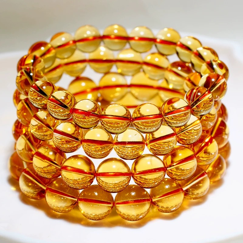 X（双A纯净）6M黄水手链手串经典