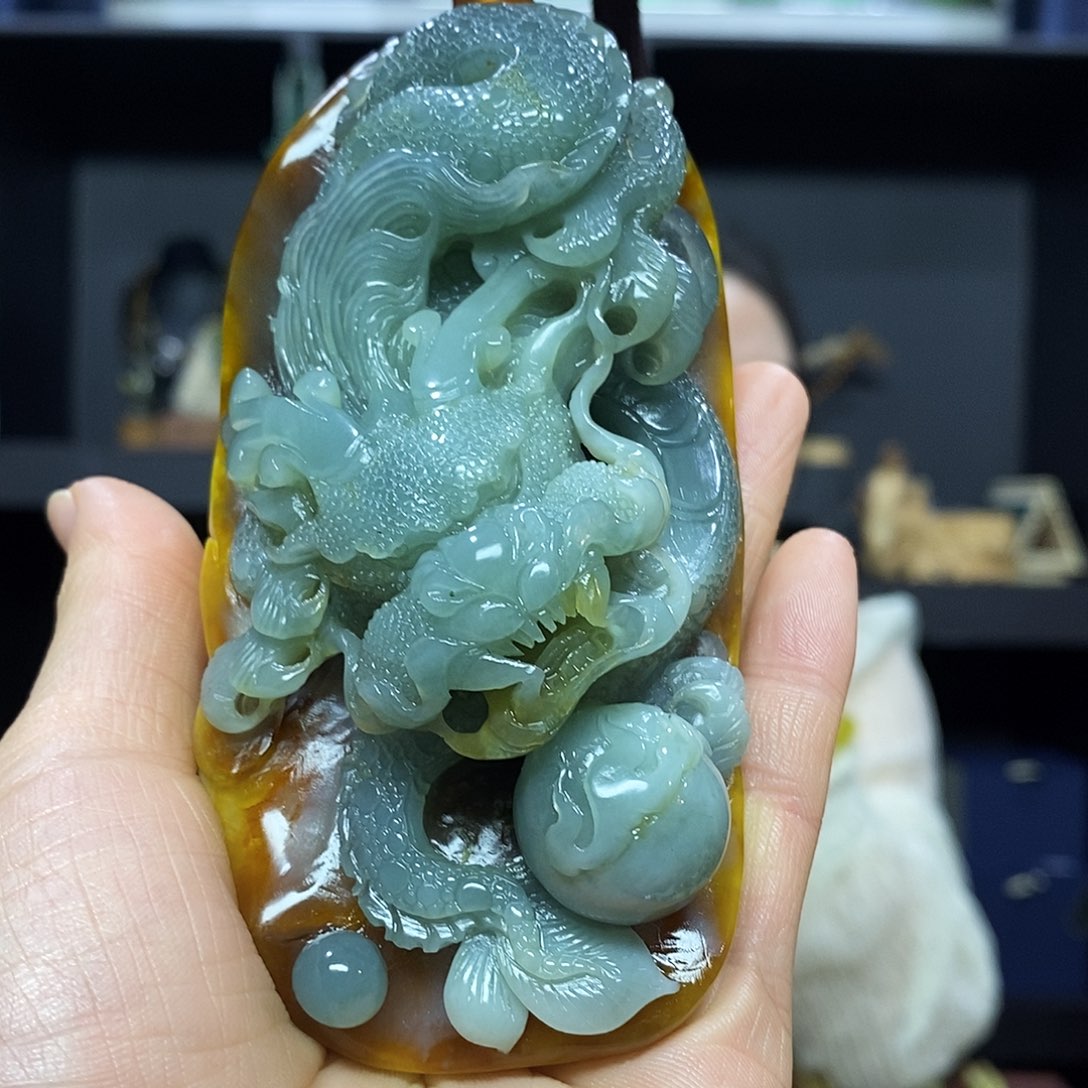 岫玉挂件吊坠手把件未镶嵌