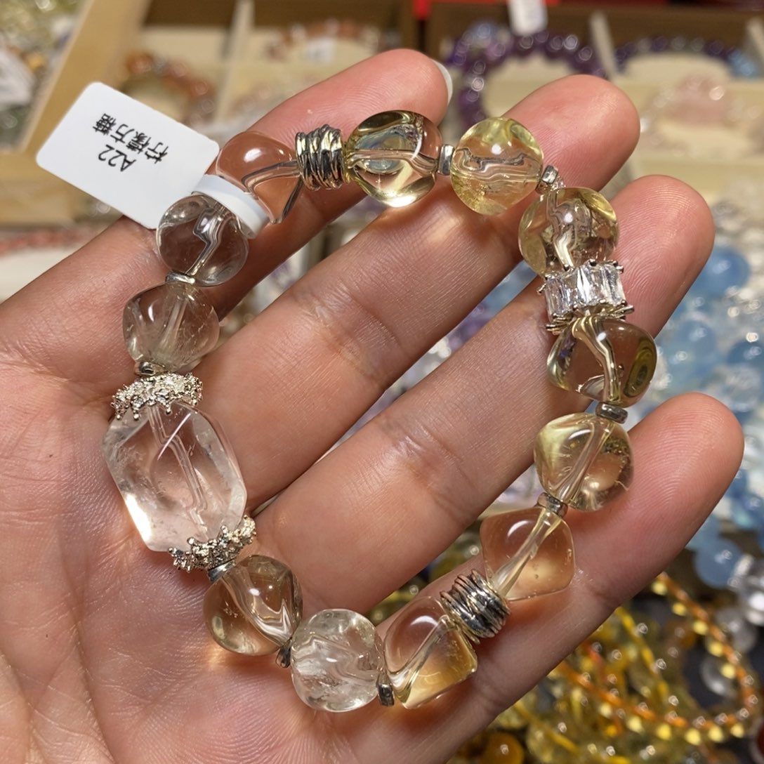 水晶手链未镶嵌随行方糖卡10-12