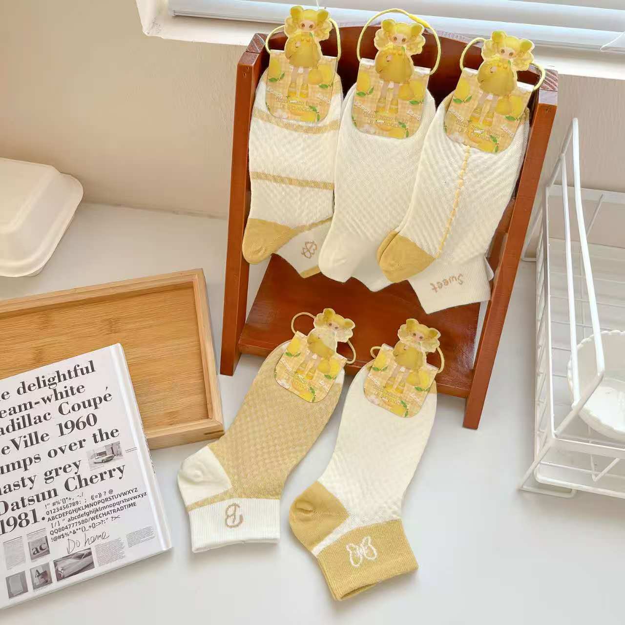 不售后【不挑花色花型随机发货】二等微瑕袜瑕疵范围脏污跳线滚针8