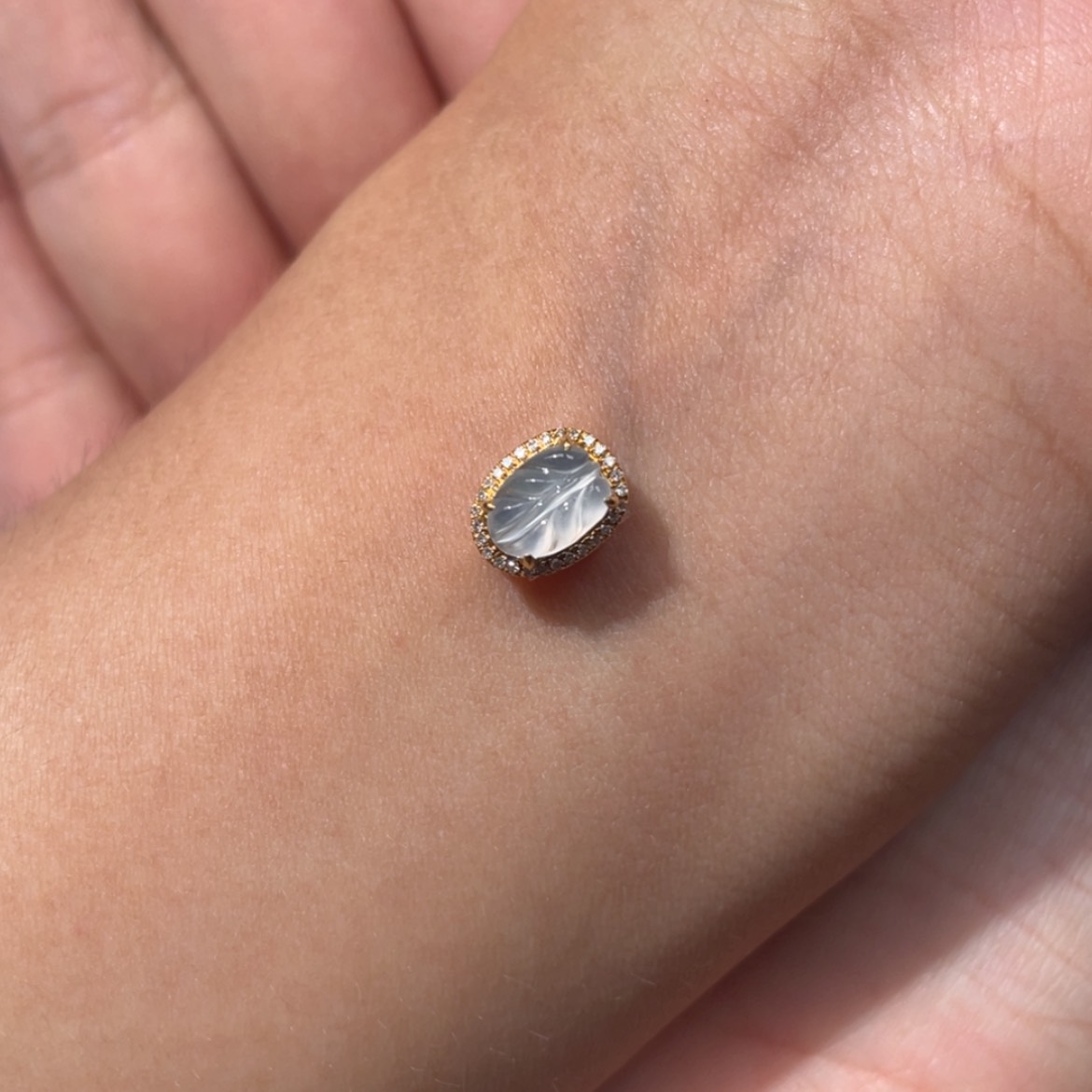 【闪购商品】翡翠18K金镶嵌颈饰吊坠