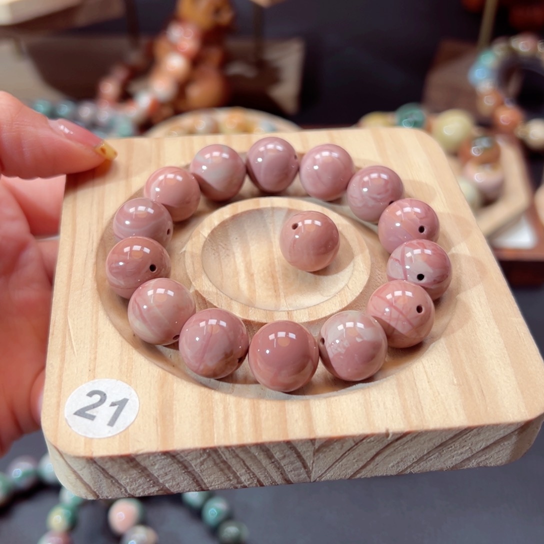 石英质玉手链未镶嵌猪***糕197