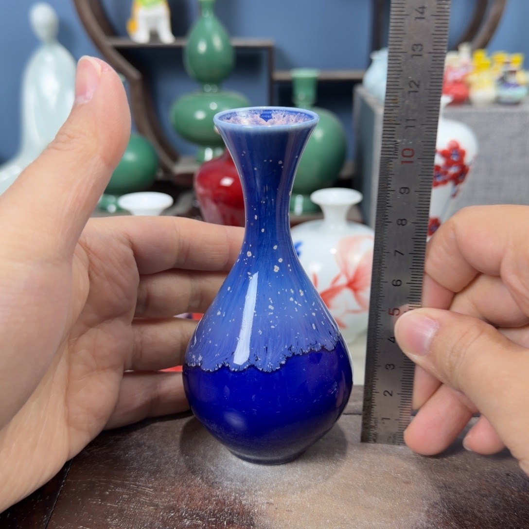 陶瓷手工小花器摆件