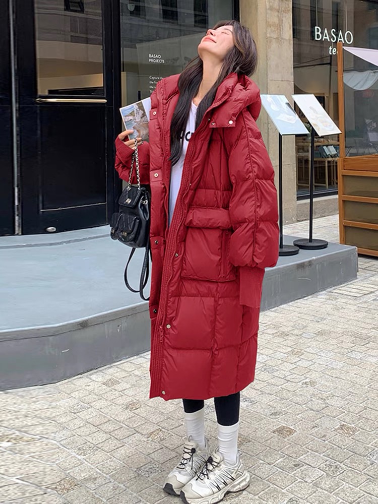 【安琪专属】冬日暖阳长款鹅绒服保暖秋冬时尚短款冬装冬季加厚8881