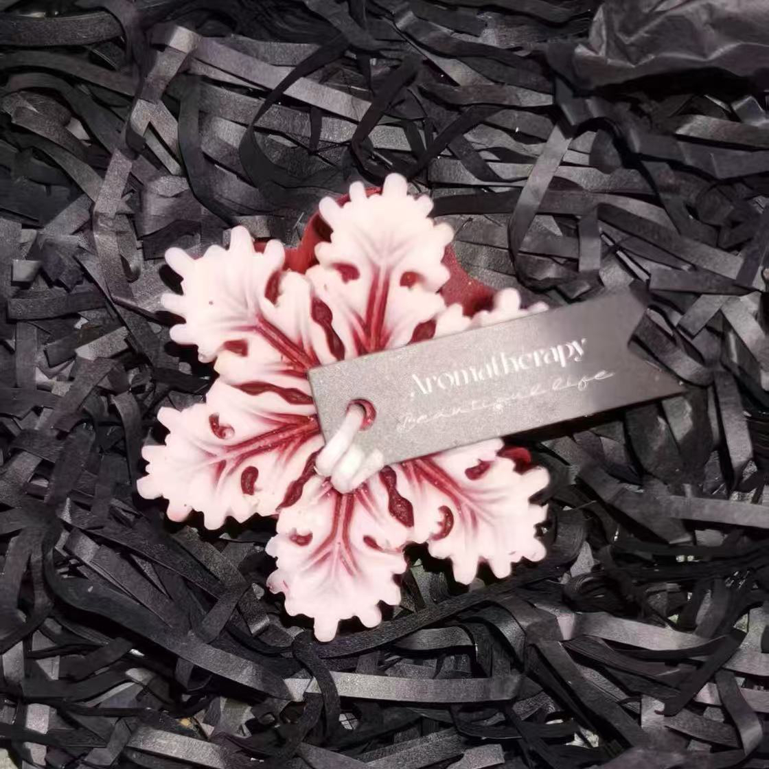 圣诞雪花香薰蜡烛家居摆件ins伴手礼物