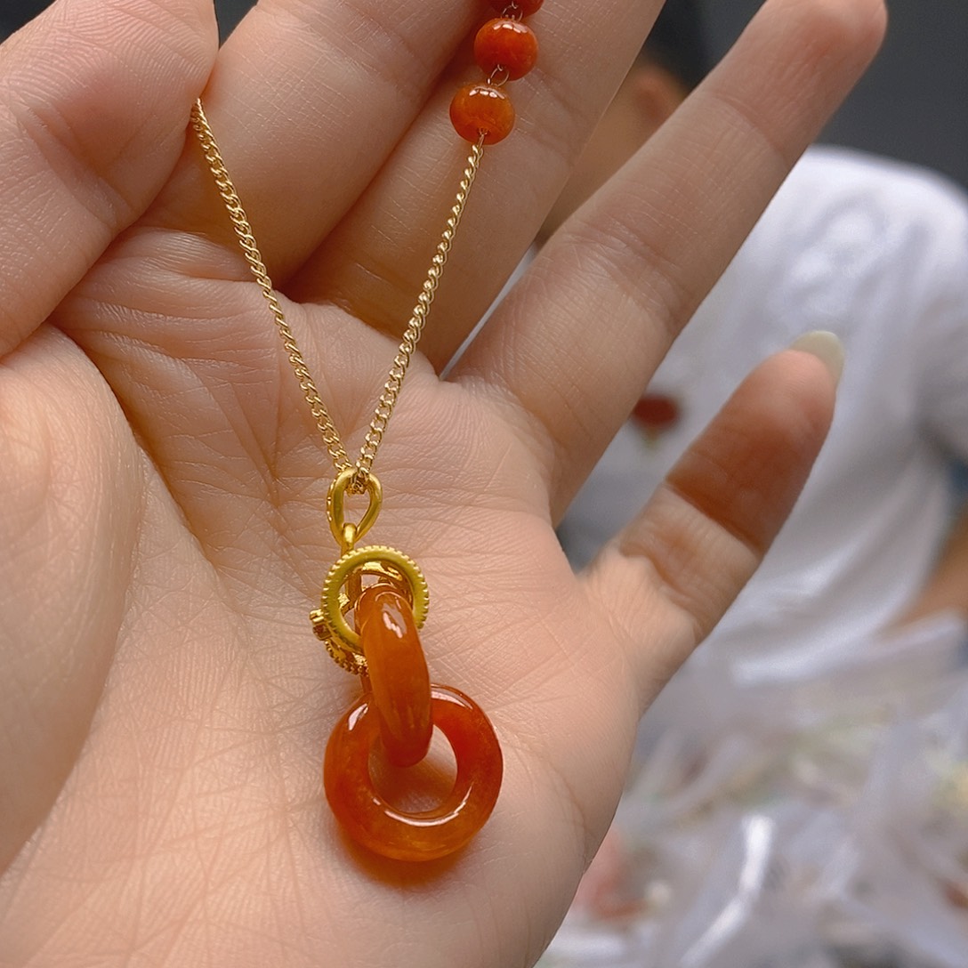 翡翠合金耳坠翡翠