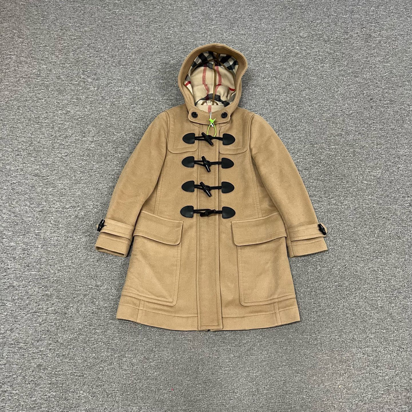 99新 AMIPARIS Burberry 牛角扣大衣 uk4