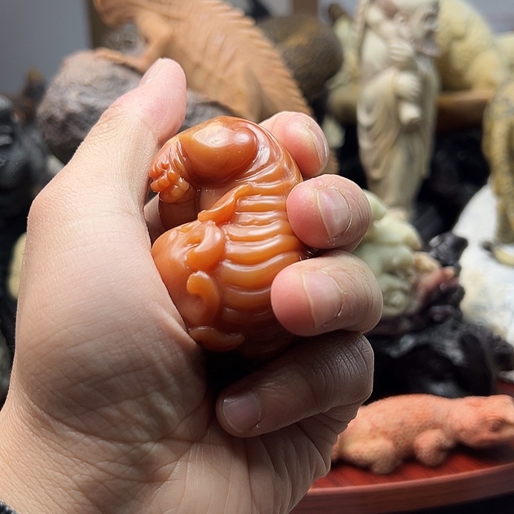 寿山石寿山石手把件