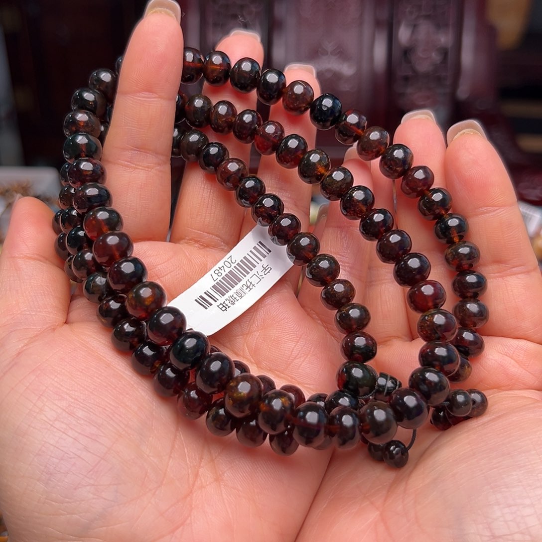 琥珀裸石未镶嵌舒*抚顺琥珀20487九